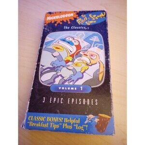 The Ren And Stimpy Show Sleeved VHS Tape Used